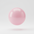 Globo Tuftex Baby Pink inflado