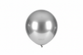 Globo de látex shiny silver brillante Gemar