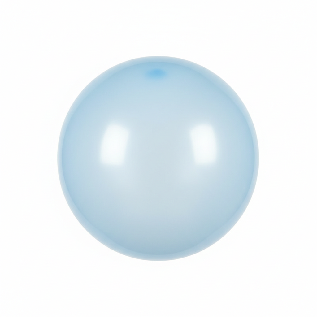 Globo Tuftex Monet azul claro inflado