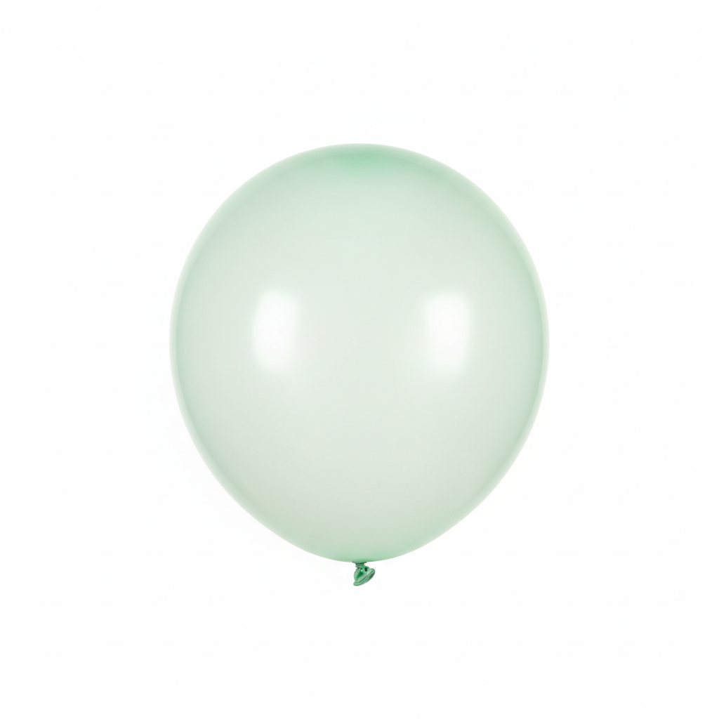 Globo Tuftex Empowermint verde menta claro inflado