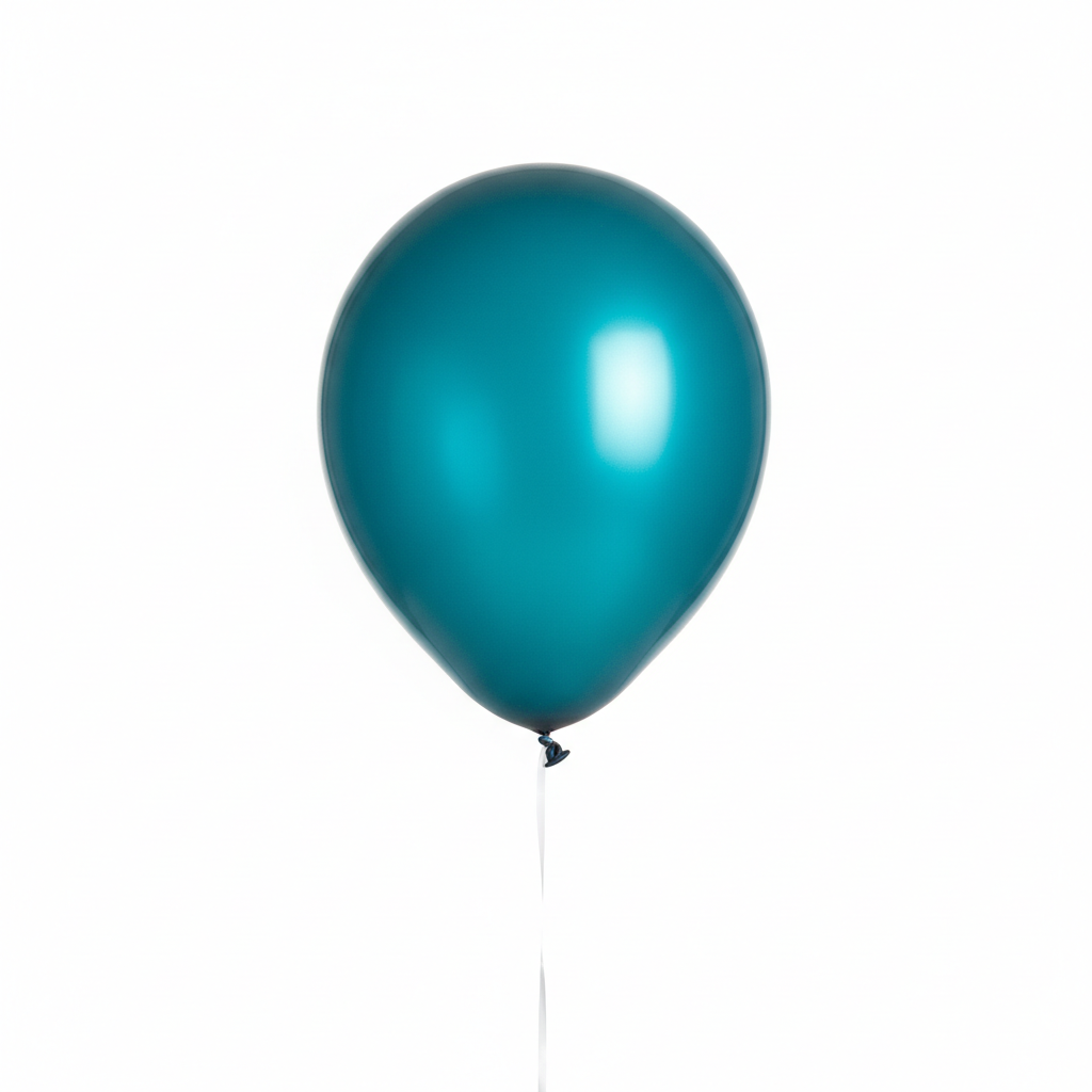 Globo látex peacock Cattex - azul verde pavo real