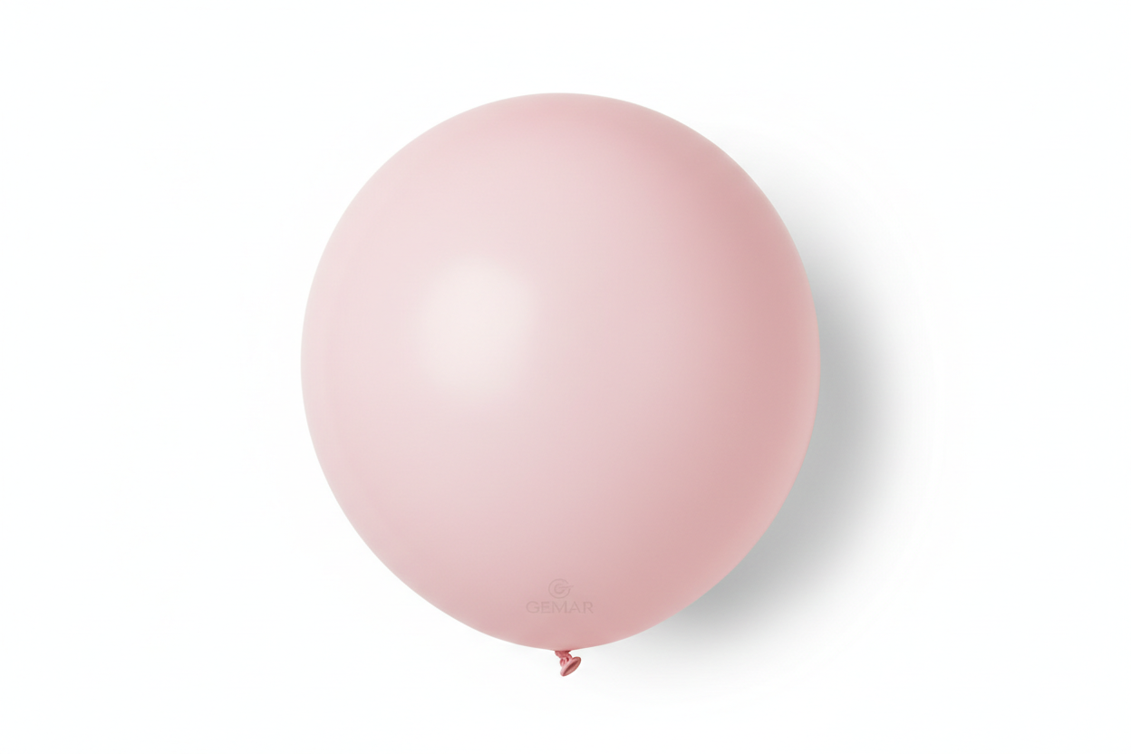 Globo de látex baby pink mate Gemar