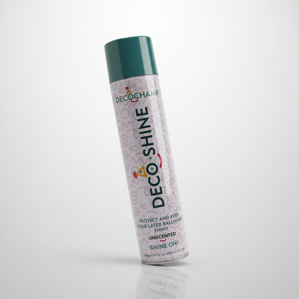 Balloon Shine Spray con fondo limpio