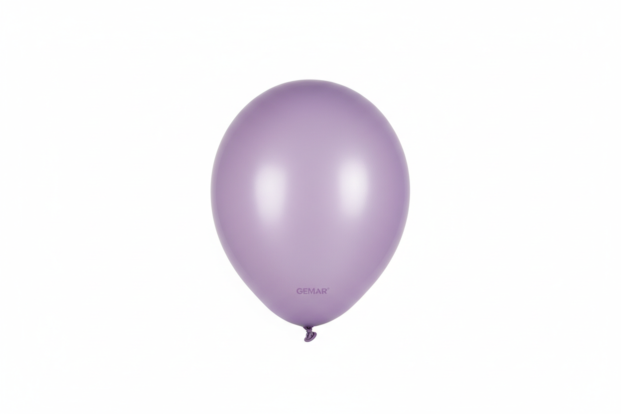 Globo de látex lilac mate Gemar