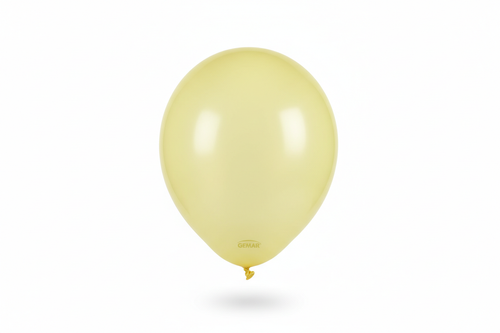 Globo de látex baby yellow mate Gemar