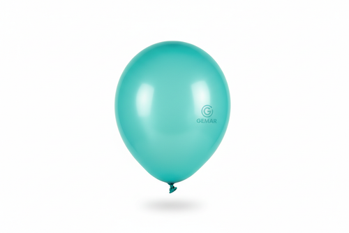 Globo de látex aquamarine mate Gemar
