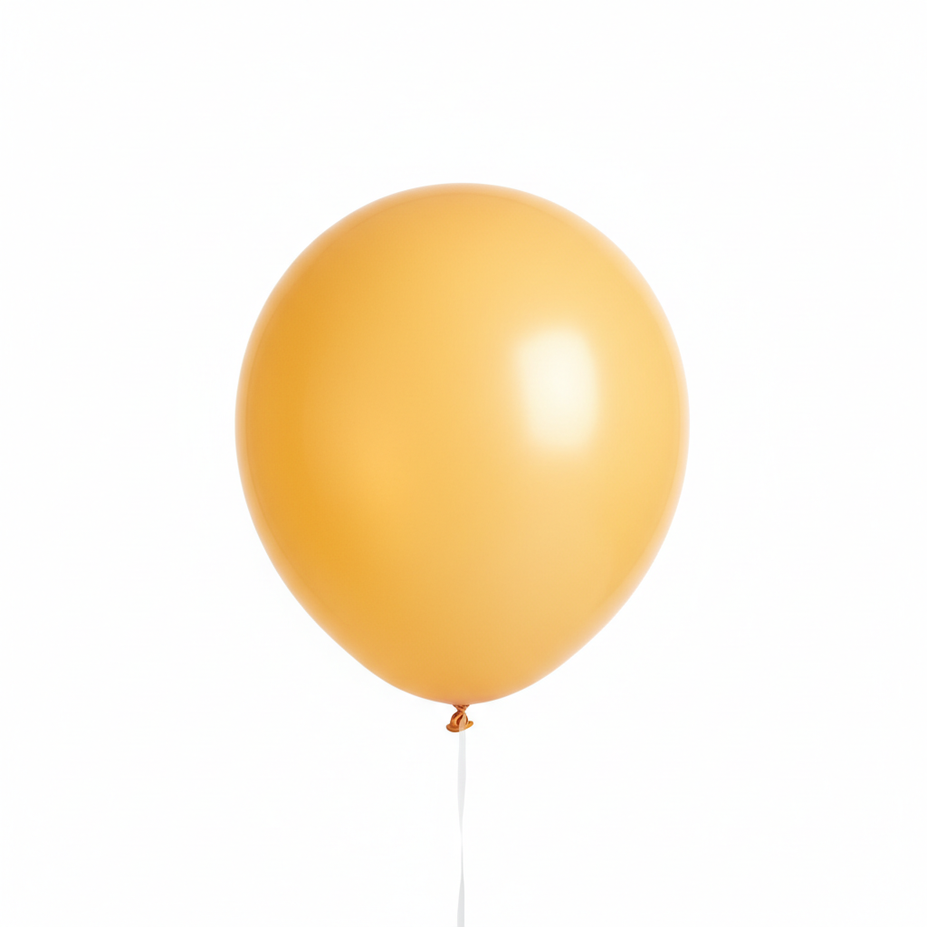 Globo látex mango Cattex - amarillo naranja