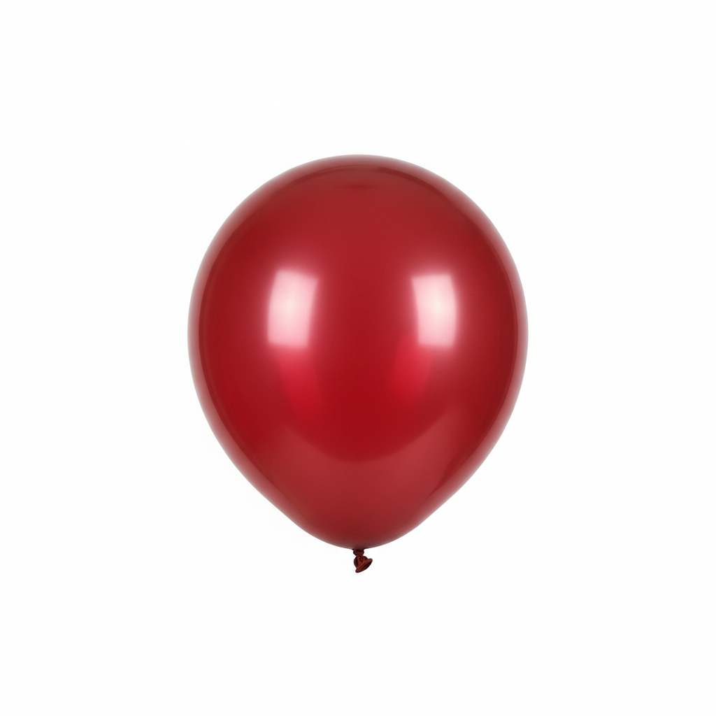 Globo Tuftex Rojo oscuro inflado