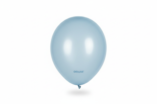 Globo de látex baby blue mate Gemar