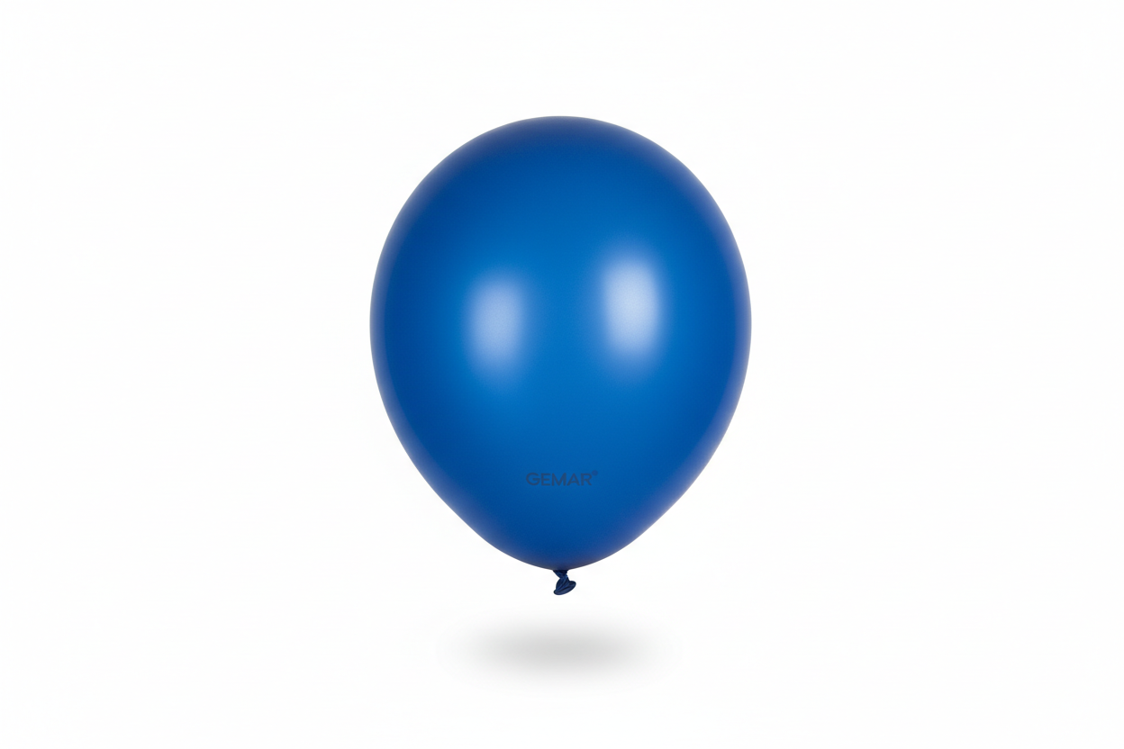 Globo de látex blue mate Gemar