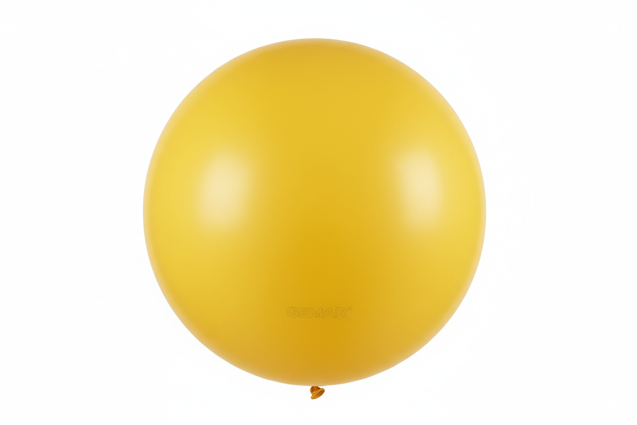 Globo de látex yellow mate Gemar