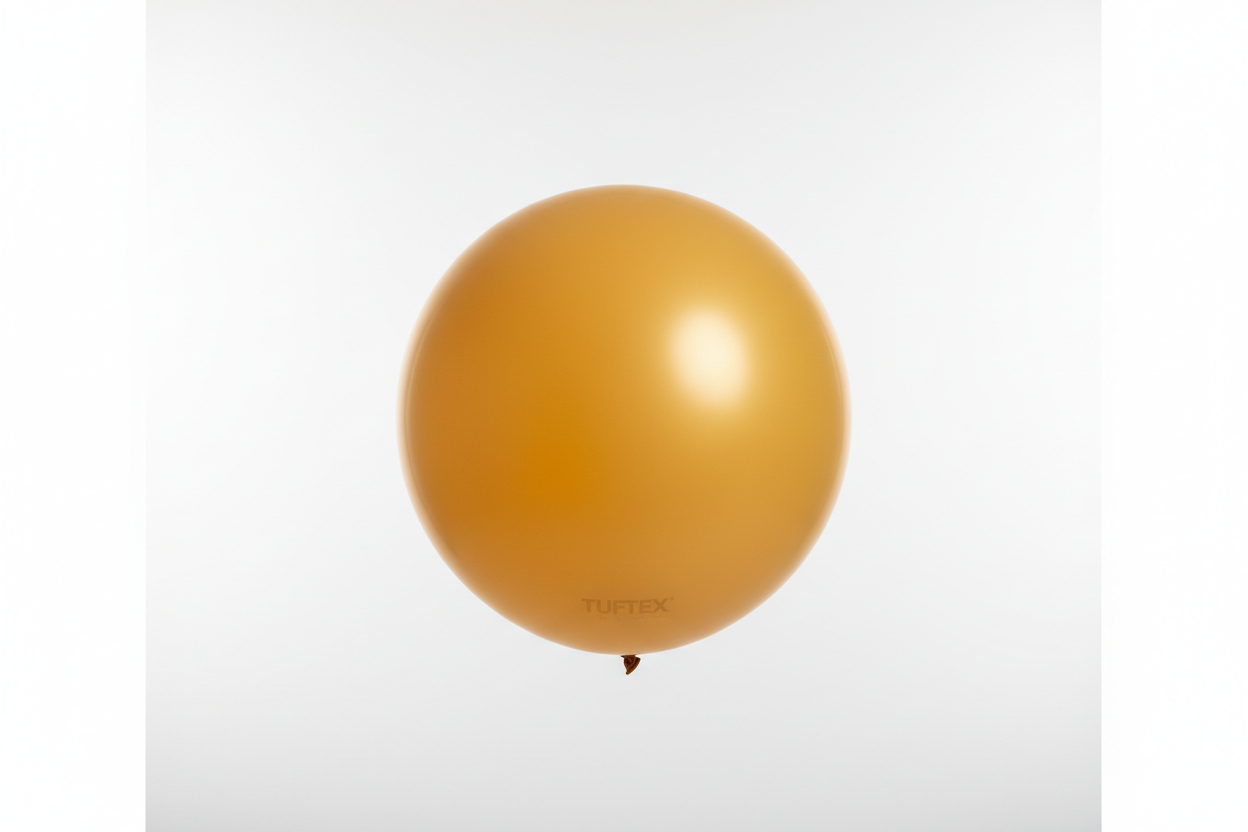 Globo de látex mustard mate Tuftex