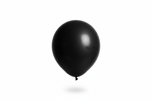 Globo de látex black mate Gemar