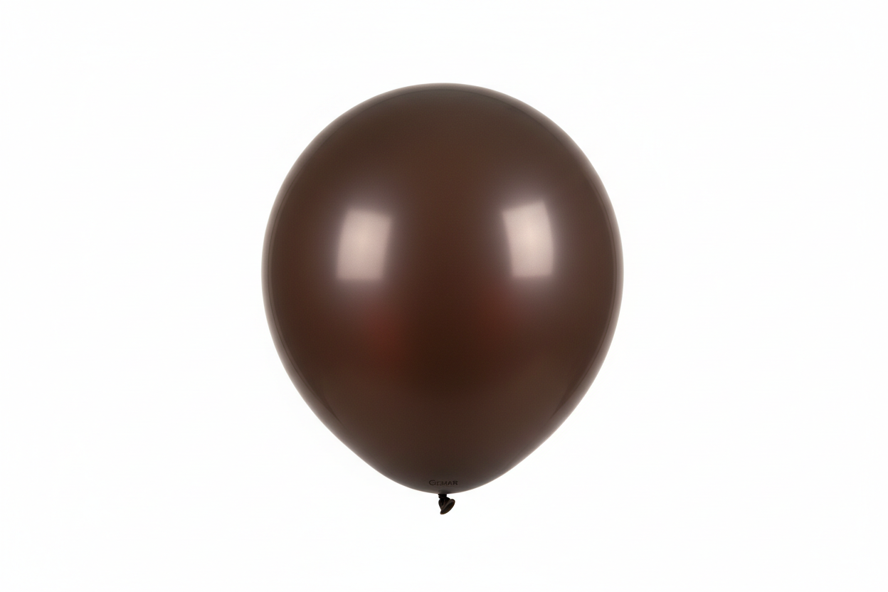 Globo de látex brown mate Gemar