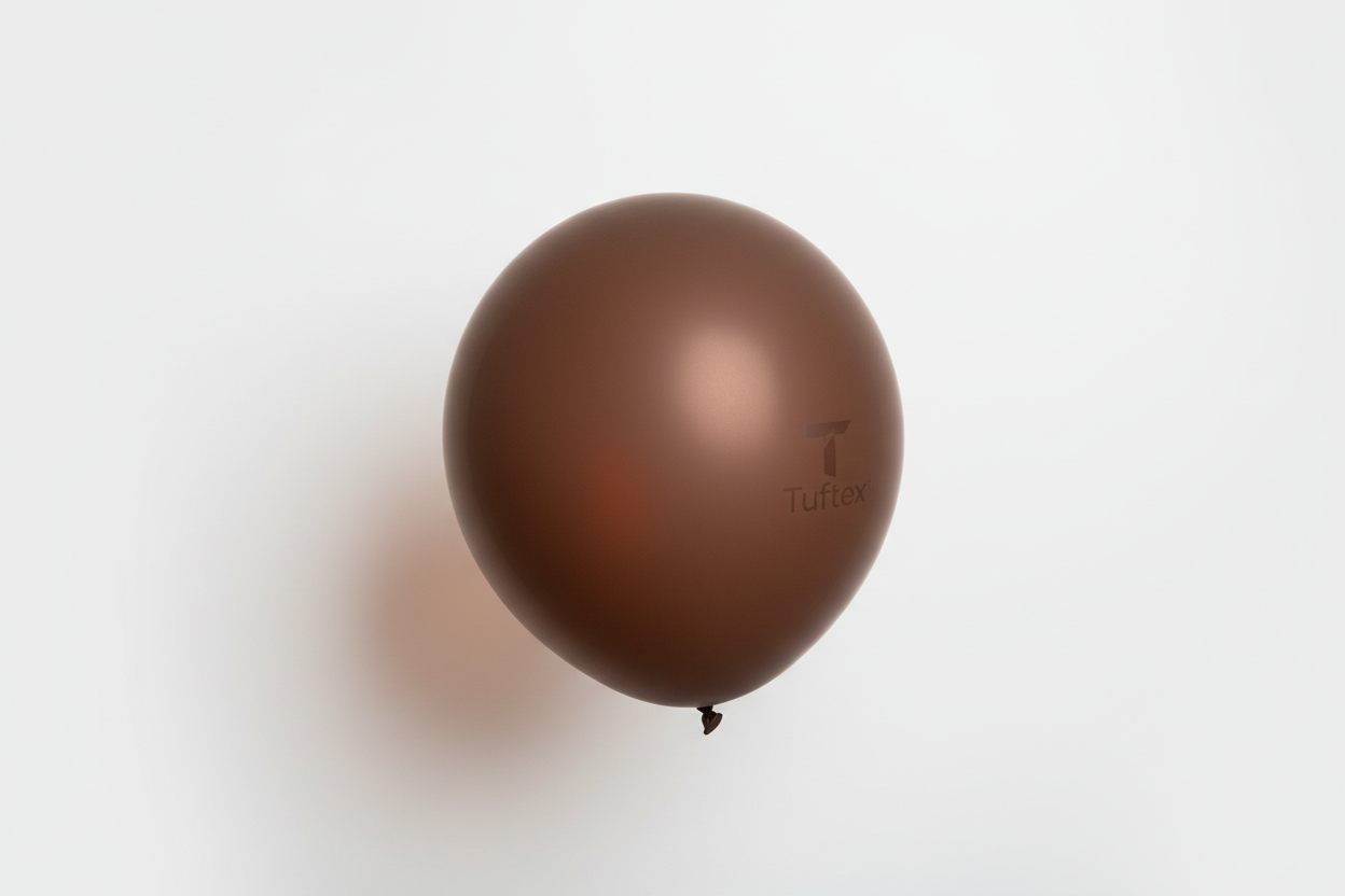 Globo de látex cocoa mate Tuftex