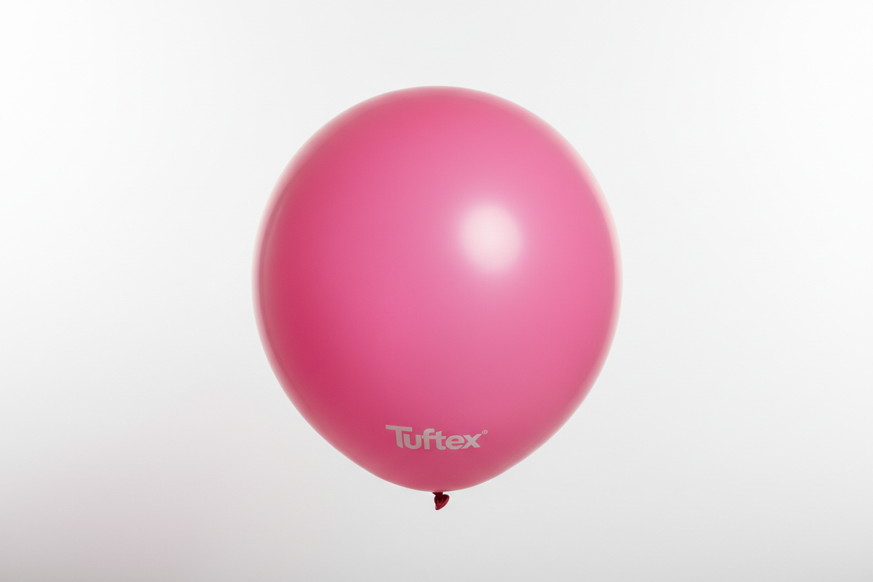 Globo de látex rosa mate Tuftex