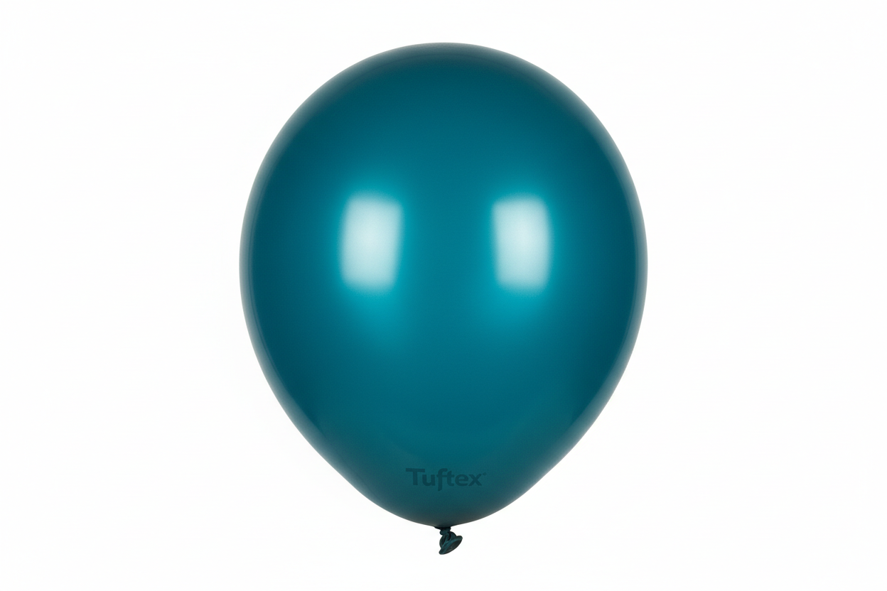 Globo de látex teal mate Tuftex