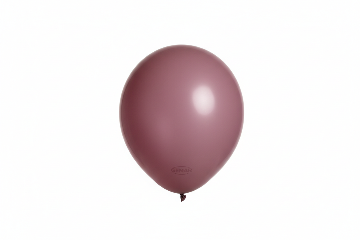 Globo de látex rose mate Gemar